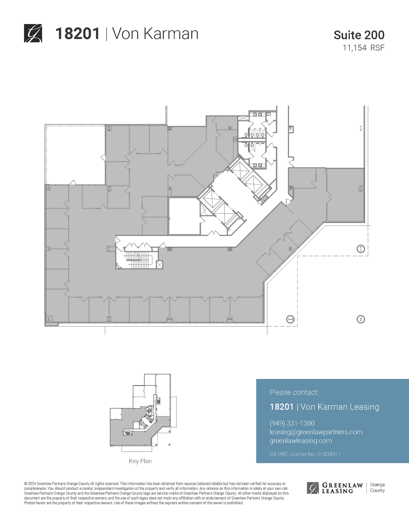 18301 Von Karman Ave, Irvine, CA à louer Plan d’étage- Image 1 de 1