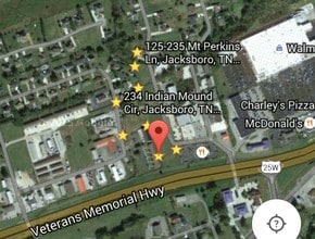 Mt Perkins Lane, LaFollette, TN - Aérien Vue de la carte