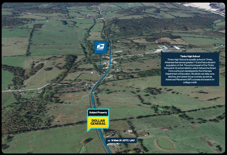 7427 Highway 66, Timbo, AR à vendre - Photo du bâtiment - Image 2 de 4