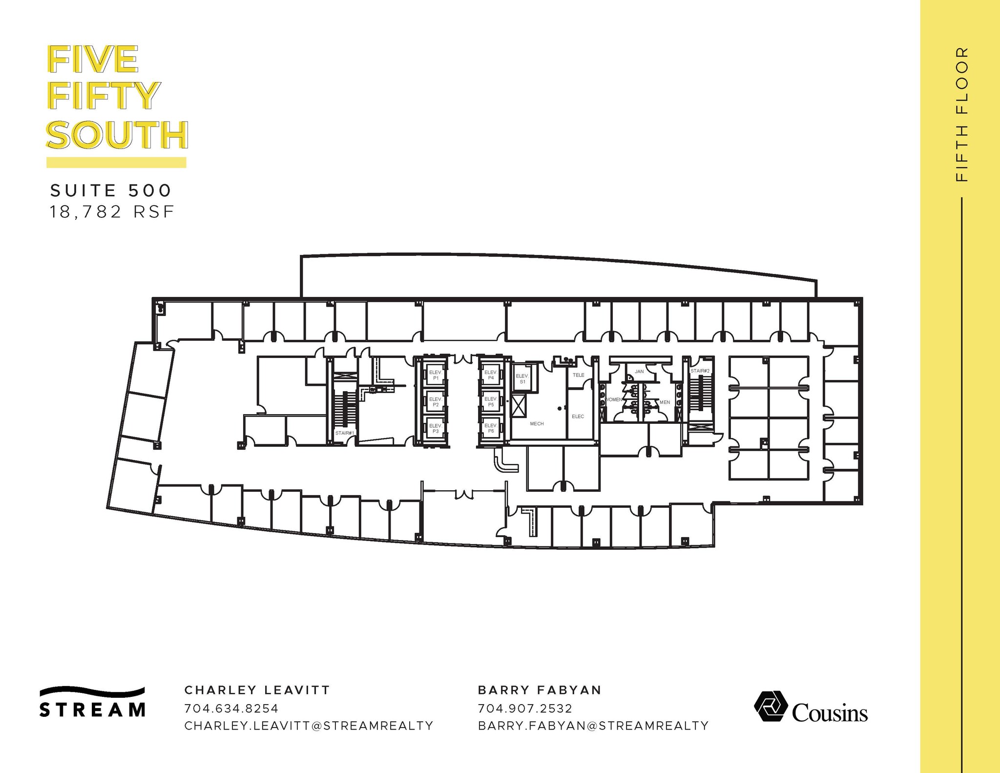 550 S Caldwell St, Charlotte, NC à louer Plan d  tage- Image 1 de 1