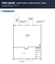 4847 Homestead Rd, Houston, TX for lease Floor Plan- Image 1 of 1