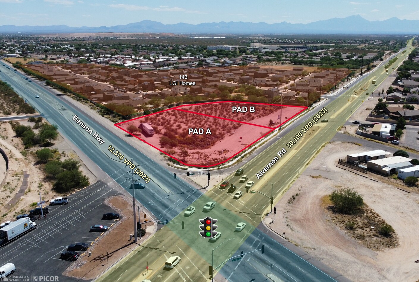 SE Benson Hwy & Alvernon Way, Tucson, AZ à vendre Photo du bâtiment- Image 1 de 6