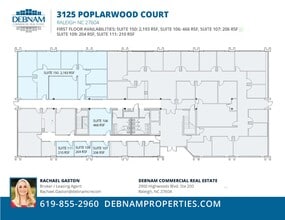 3125 Poplarwood Ct, Raleigh, NC à louer Plan d’étage- Image 1 de 1