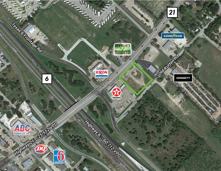 3409 E State Highway 21, Bryan, TX à louer - Aérien - Image 3 de 7