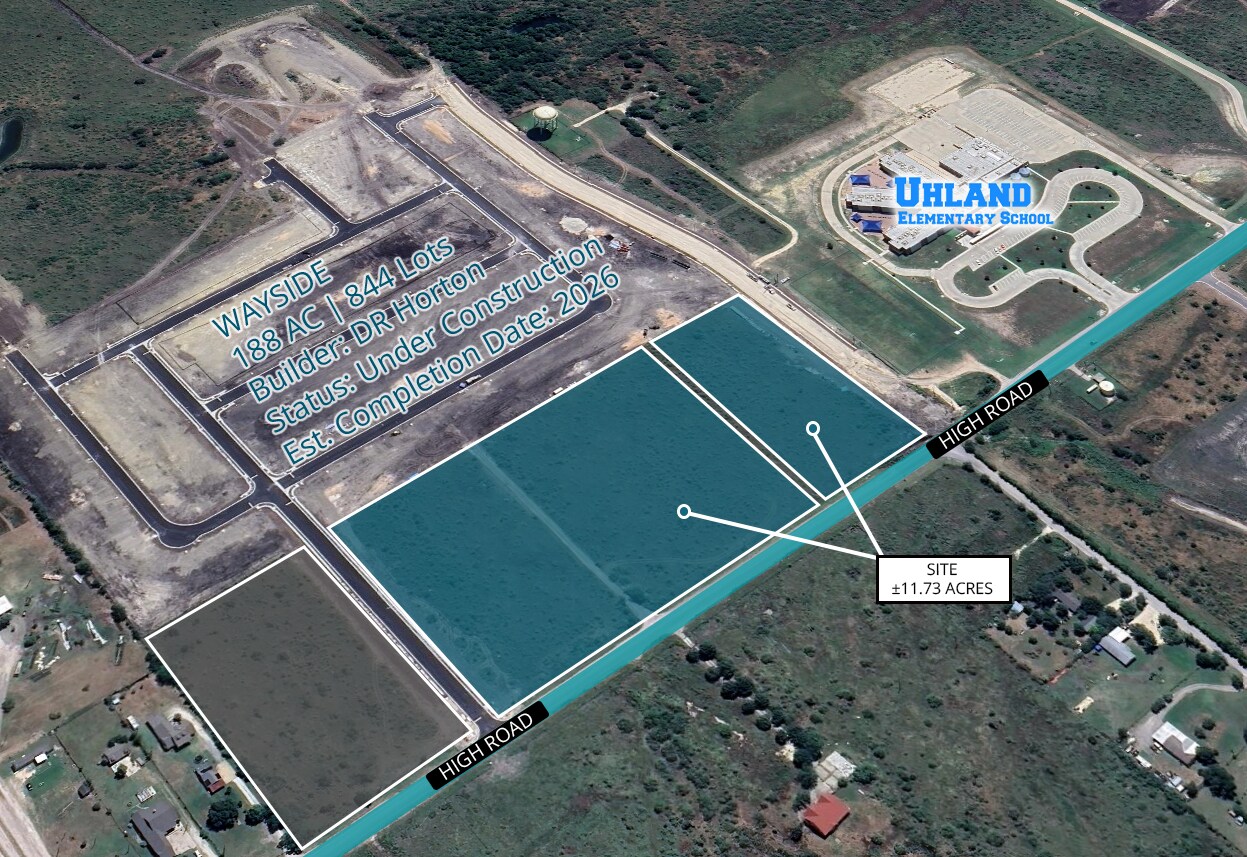 2201 High Rd, Kyle, TX for sale Aerial- Image 1 of 4