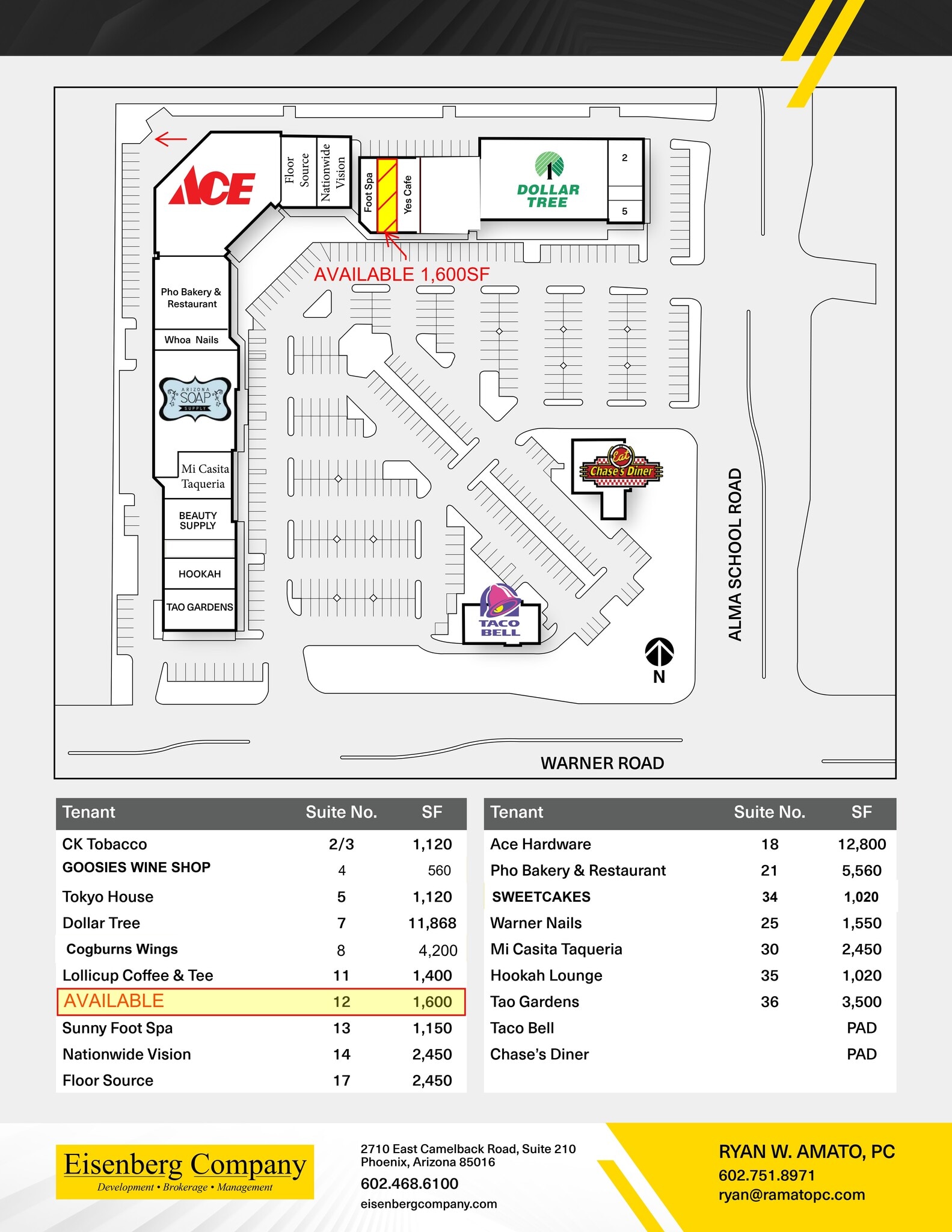 N Alma School Rd, Chandler, AZ for lease Site Plan- Image 1 of 1