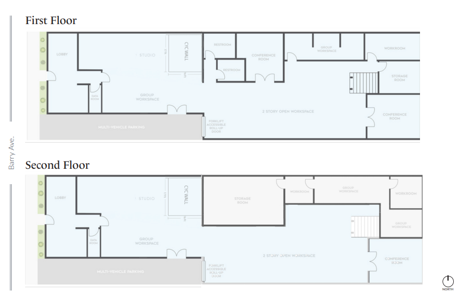 2228 Barry Ave, Los Angeles, CA à louer Plan d  tage- Image 1 de 1