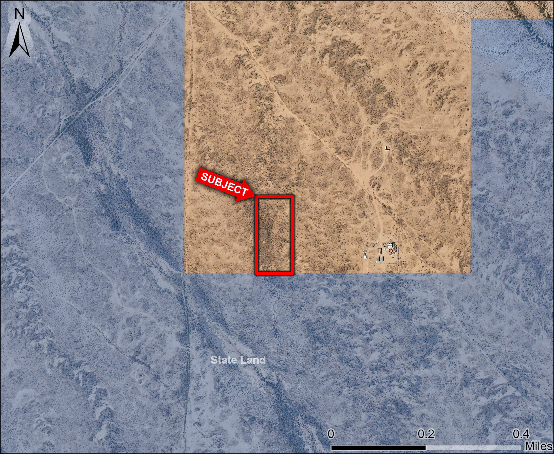247th Ave, Wittmann, AZ for sale Aerial- Image 1 of 6