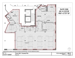 770 N Halsted St, Chicago, IL à louer Plan d’étage- Image 1 de 6