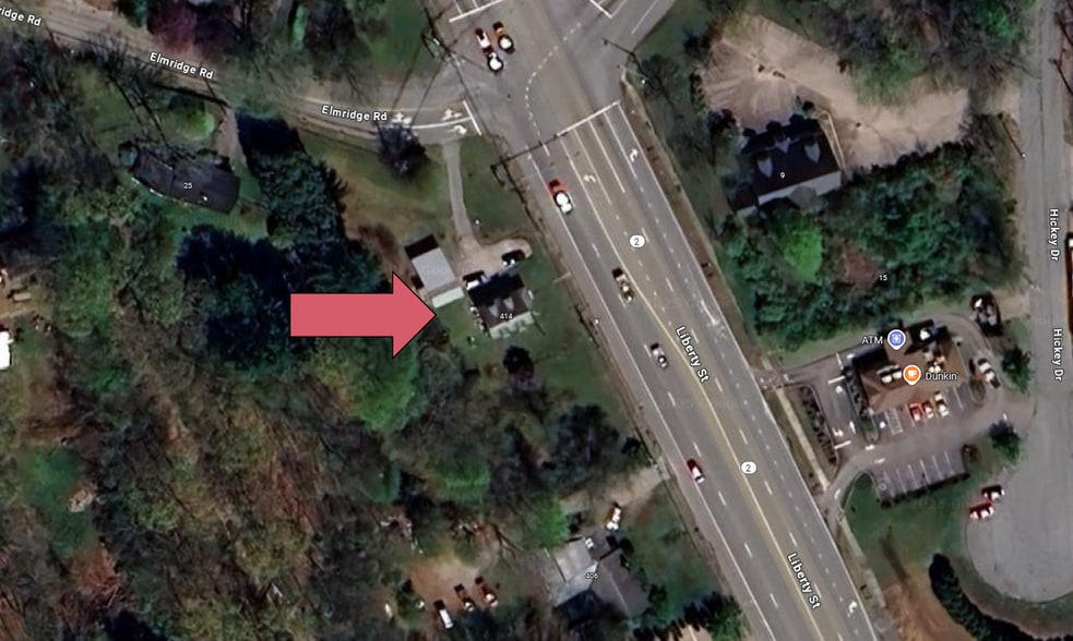 414 Liberty St, Pawcatuck, CT for sale - Aerial - Image 3 of 8