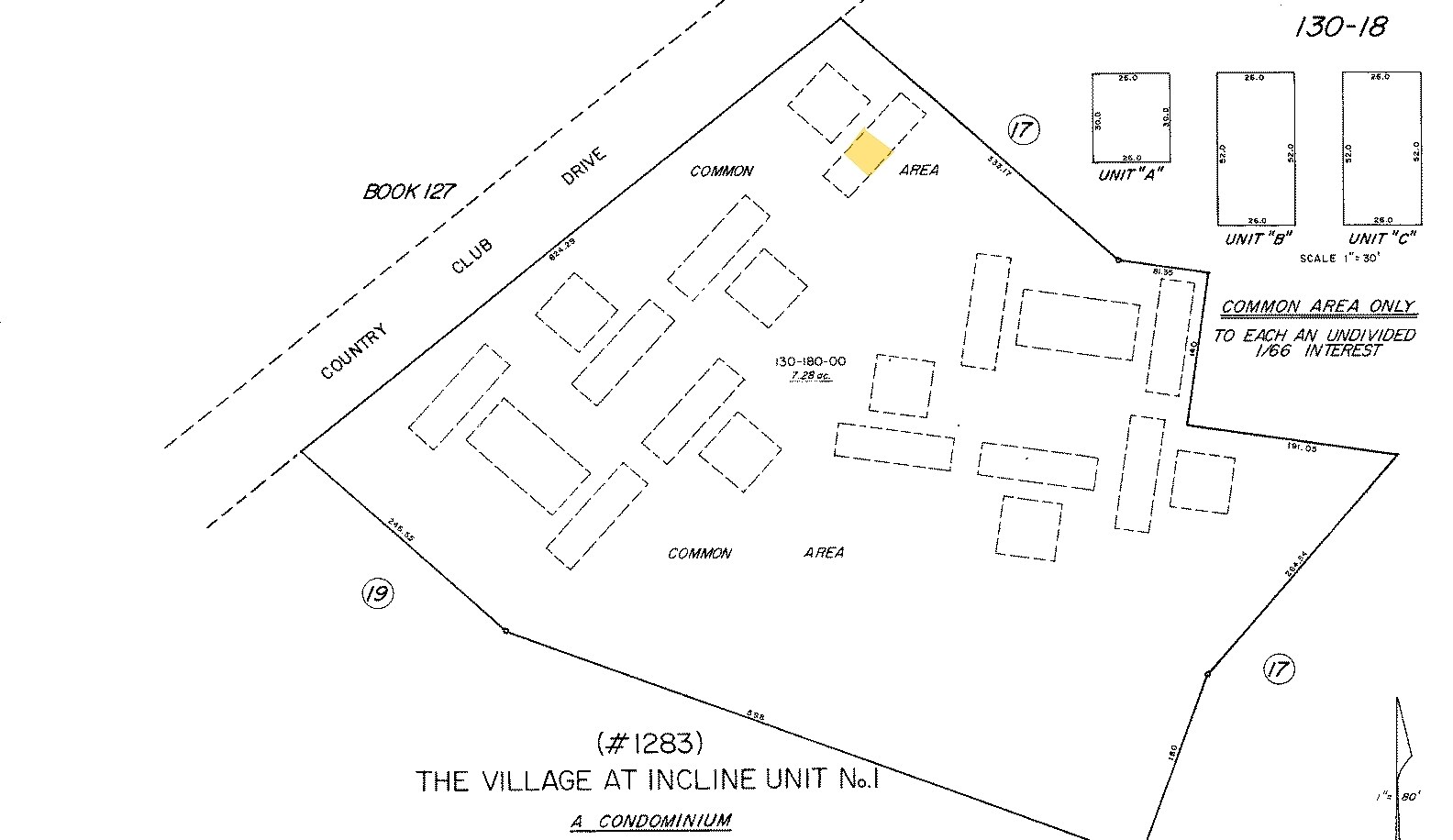 120 Country Club Dr, Incline Village, NV à louer Plan cadastral- Image 1 de 2