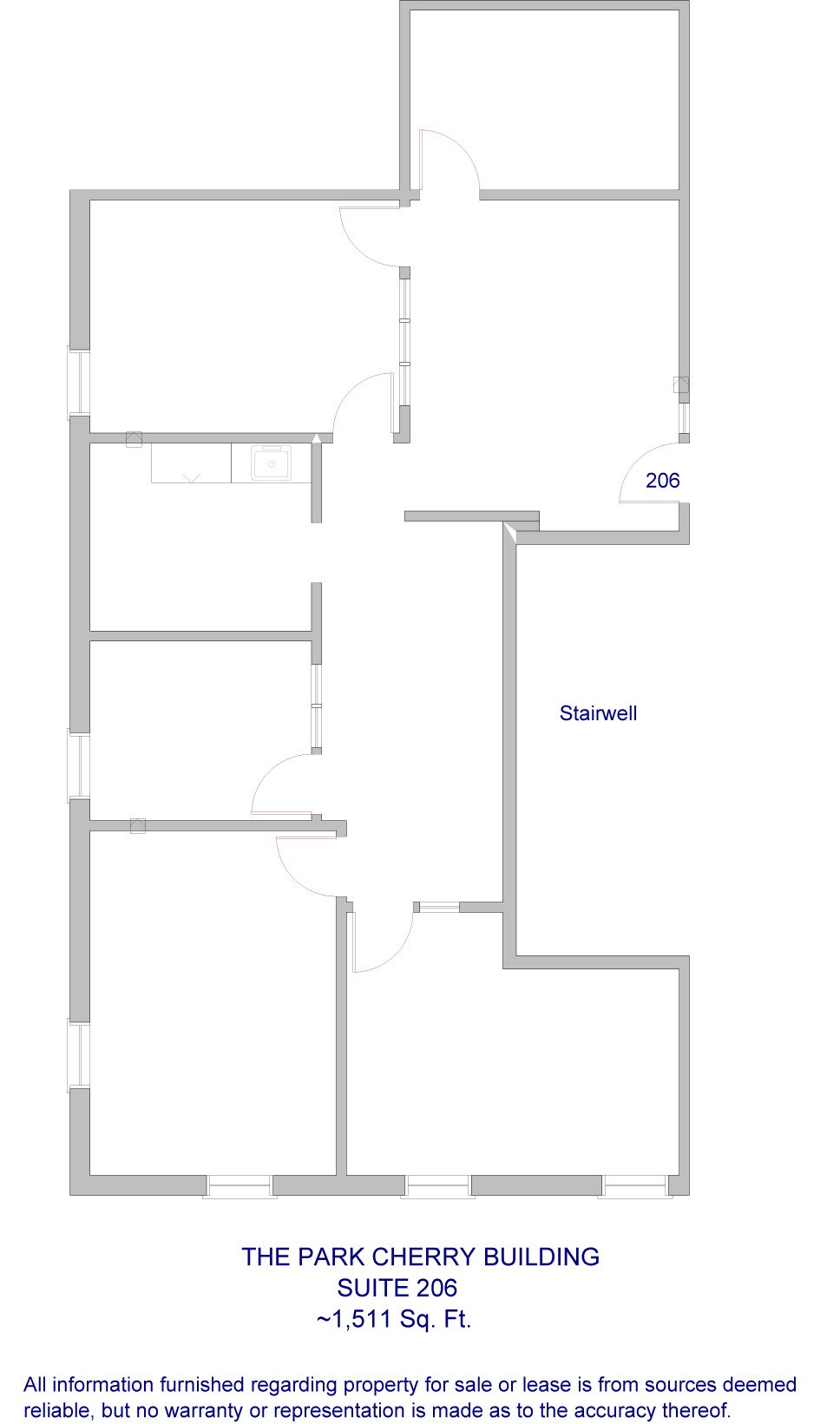 100 E Park St, Olathe, KS à louer Plan d’étage- Image 1 de 11