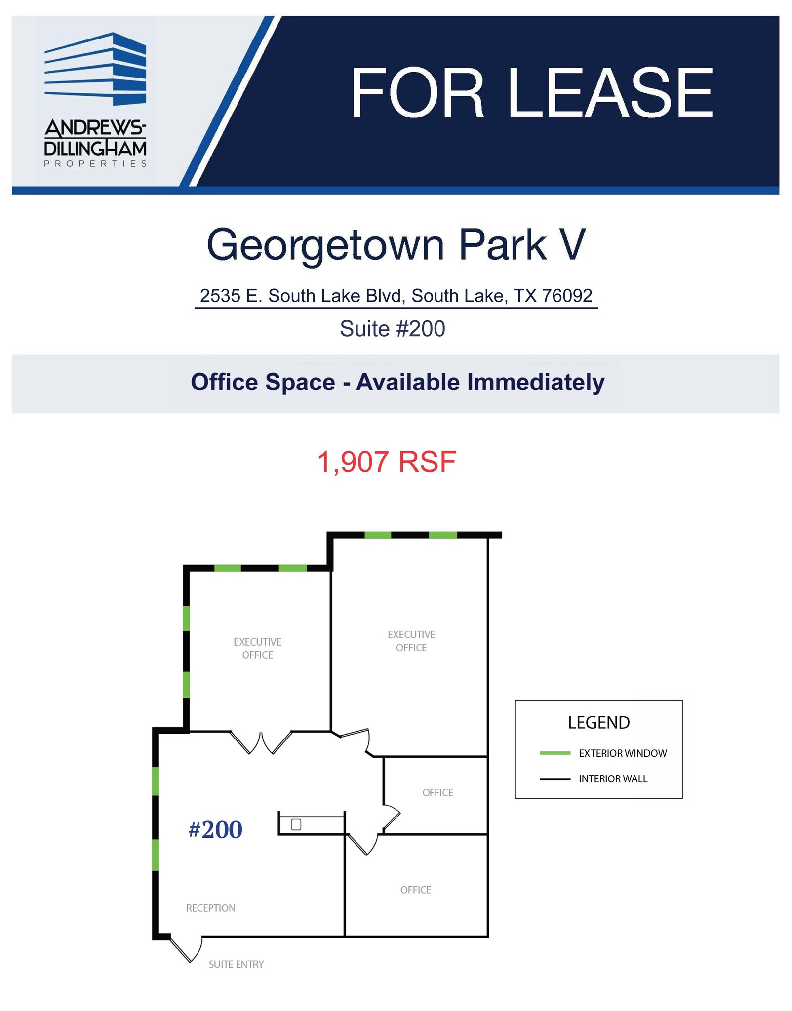 2535 E Southlake Blvd, Southlake, TX for lease Floor Plan- Image 1 of 1