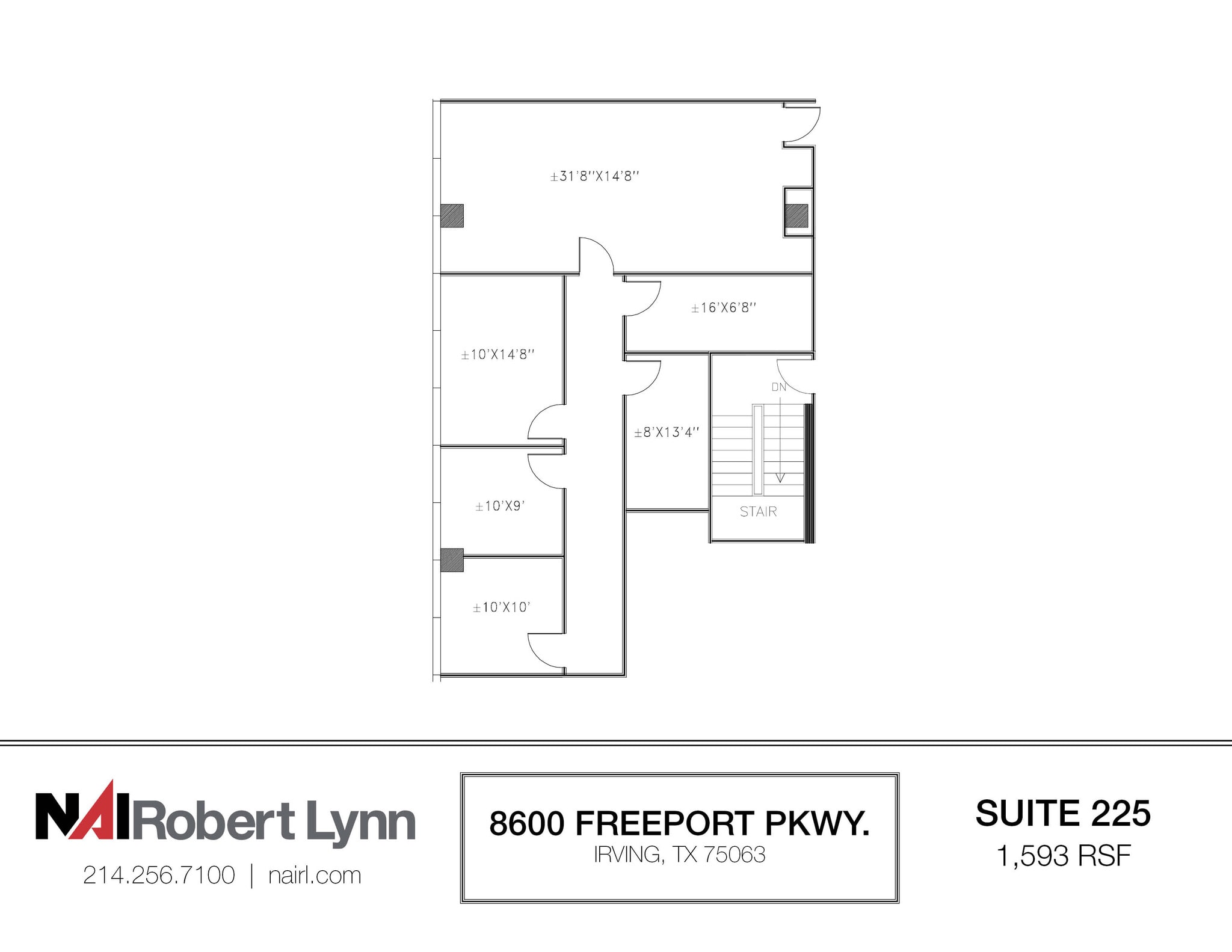 8600 Freeport Pky, Irving, TX à louer Plan d’étage- Image 1 de 1
