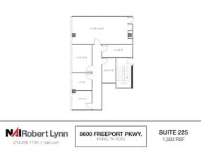 8600 Freeport Pky, Irving, TX à louer Plan d’étage- Image 1 de 1