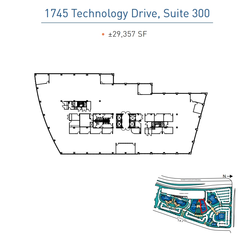 224 Airport Pkwy, San Jose, CA à louer Plan d’étage- Image 1 de 1