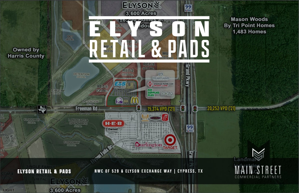 NWC of FM 529 & Elyson Exchange Way, Katy, TX à louer Photo du bâtiment- Image 1 de 4