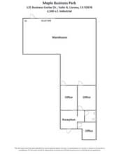127 Business Center Dr, Corona, CA for lease Floor Plan- Image 1 of 1