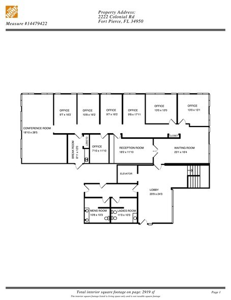 2222 Colonial Rd, Fort Pierce, FL à louer - Plan de site - Image 3 de 7