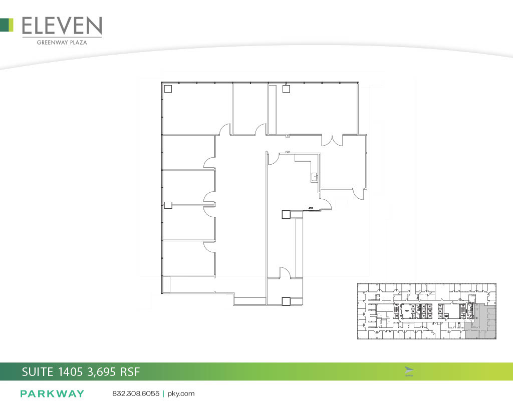 11 Greenway Plz, Houston, TX à louer Plan d  tage- Image 1 de 1