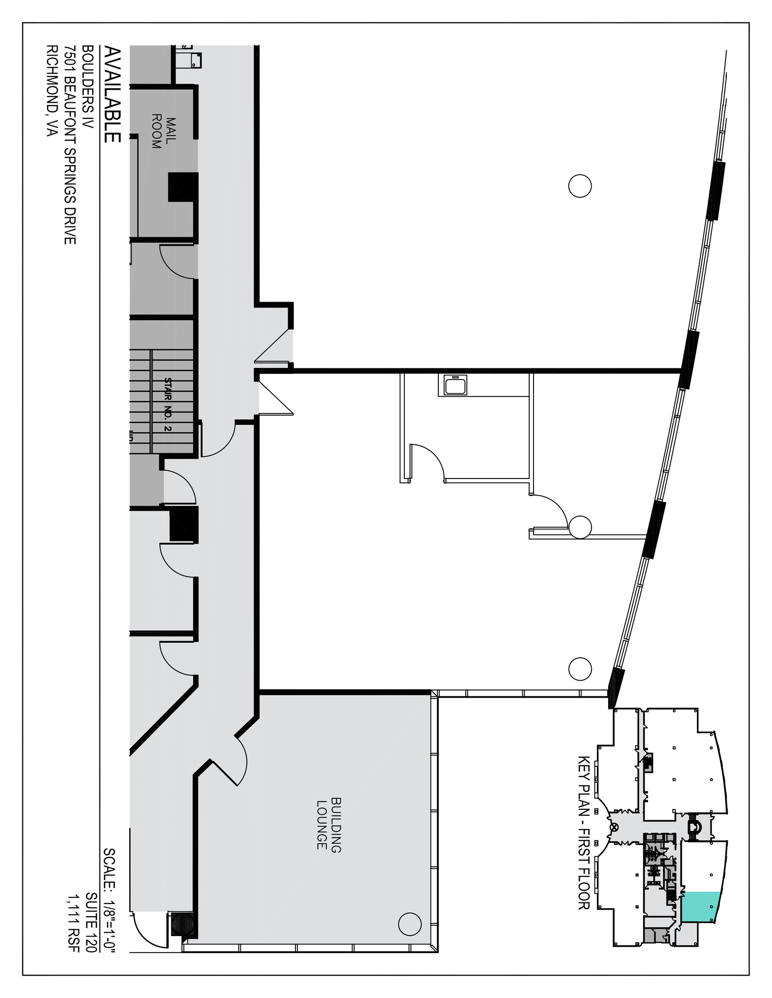 7501 Boulder View Dr, North Chesterfield, VA à louer Plan de site- Image 1 de 1