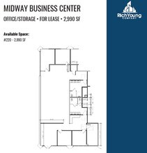 4275 Kellway Cir, Addison, TX for lease Floor Plan- Image 1 of 1