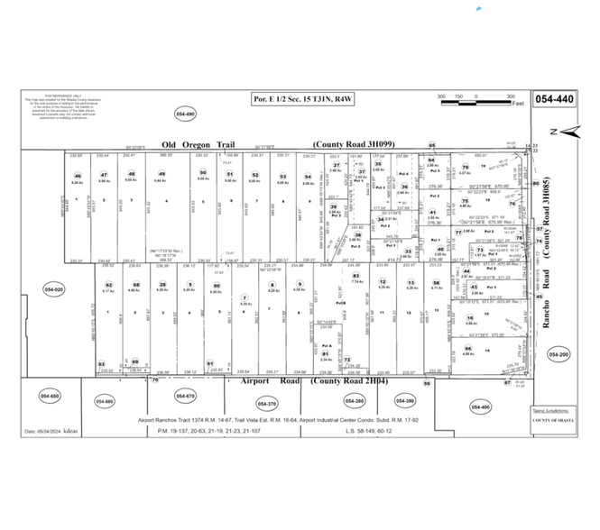 4843 Airport Rd, Redding, CA à vendre - Plan cadastral - Image 2 de 2
