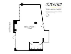 97 Glenmore Ave, Brooklyn, NY à louer Plan d’étage- Image 2 de 2