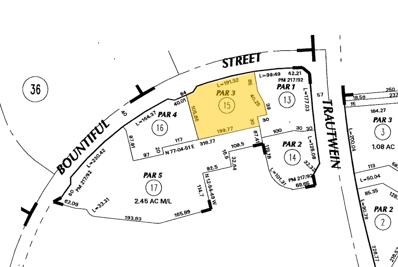 8715 Trautwein Rd, Riverside, CA à vendre Plan cadastral- Image 1 de 1