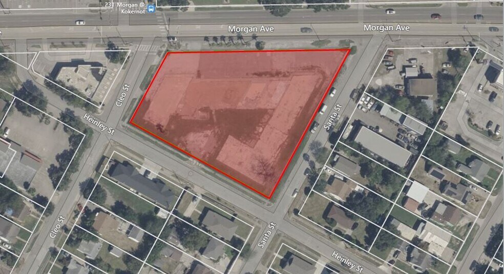 2301 Morgan Ave, Corpus Christi, TX à vendre - Aérien - Image 2 de 4