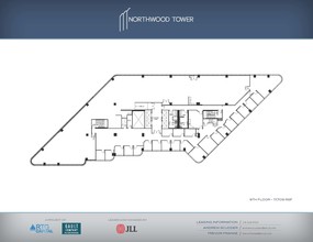5757 Alpha Rd, Dallas, TX à louer Plan d’étage- Image 1 de 1