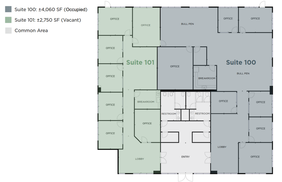 8326 E Hartford Dr, Scottsdale, AZ for lease - Floor Plan - Image 3 of 7