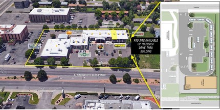 999 S Wadsworth Blvd, Denver, CO - aerial  map view