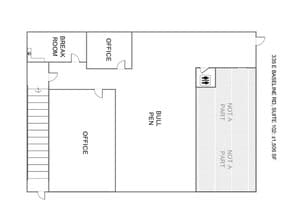 335 E Baseline Rd, Gilbert, AZ for lease Floor Plan- Image 1 of 8