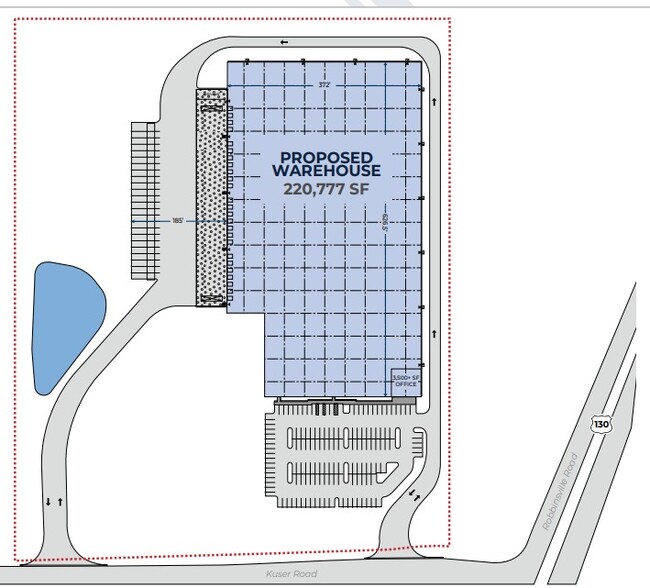 2772 Kuser Rd, Hamilton Township, NJ à louer - Plan d’étage - Image 2 de 2