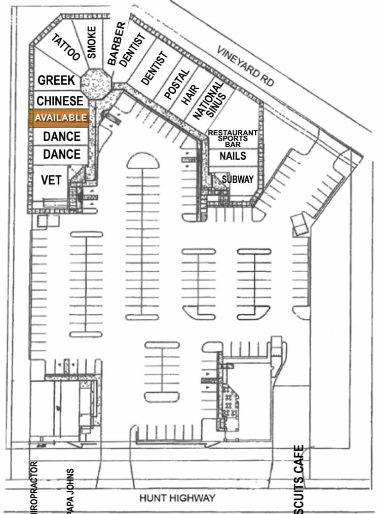 270 E Hunt Hwy, Queen Creek, AZ for lease Site Plan- Image 1 of 1