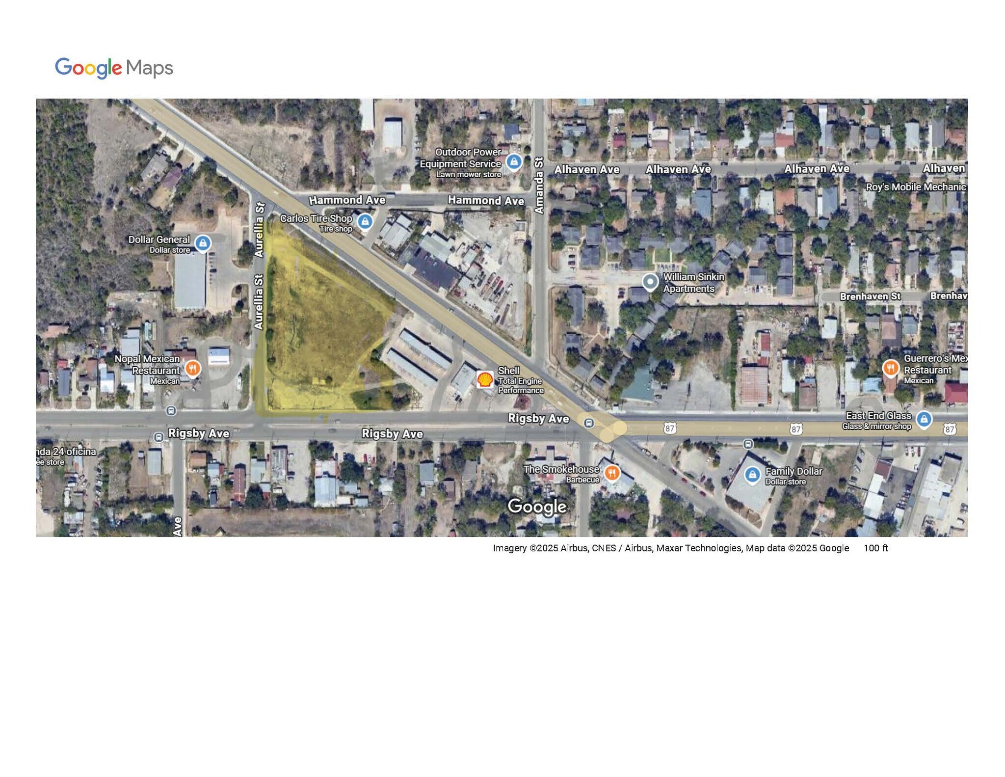 602/622 Roland Ave, San Antonio, TX à vendre Aérien- Image 1 de 12