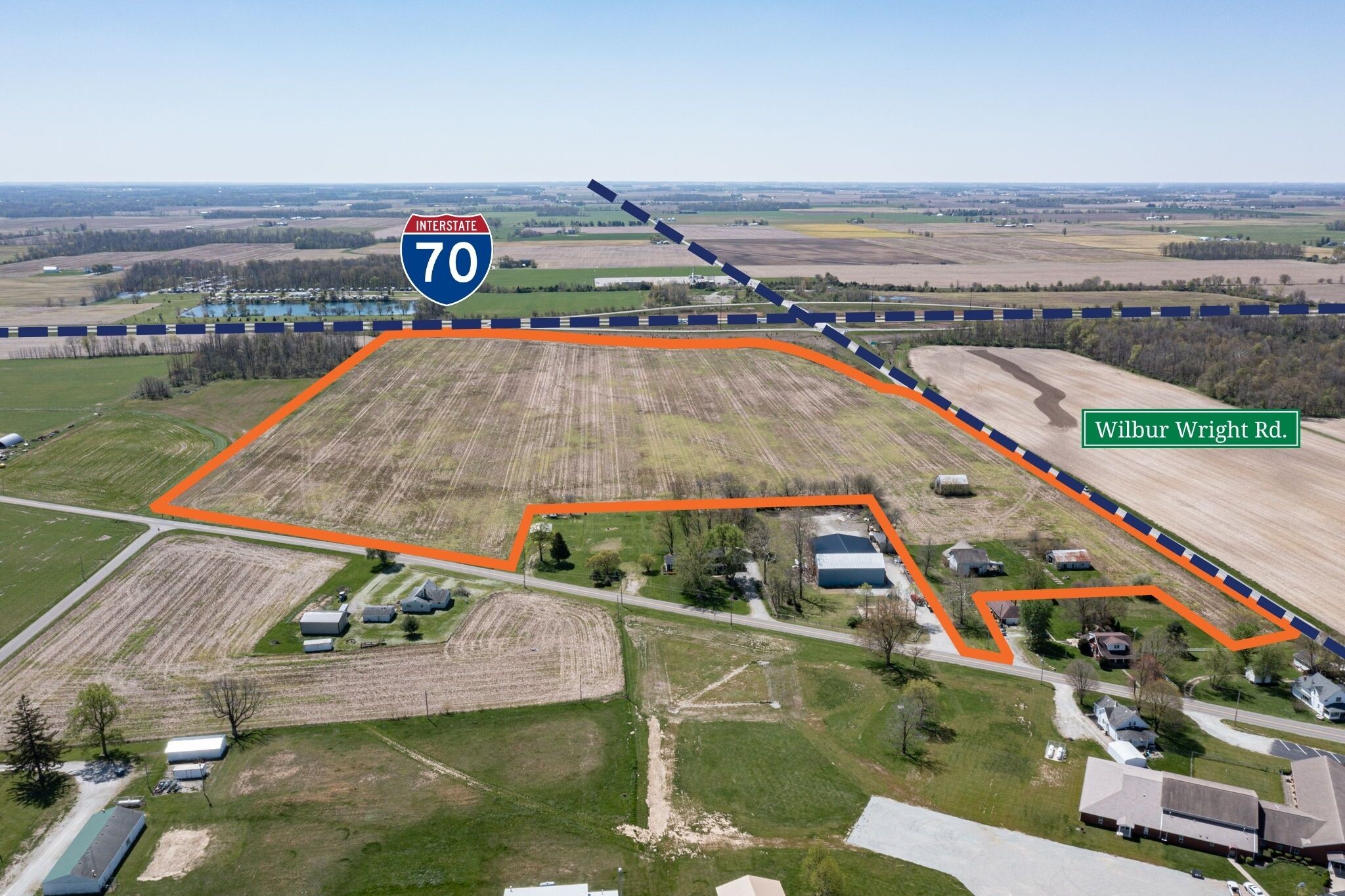 S Wilbur Wright Road, Straughn, IN à vendre Aérien- Image 1 de 5