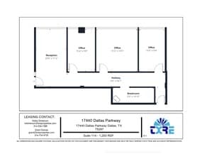 17440 N Dallas Pky, Dallas, TX for lease Floor Plan- Image 1 of 1