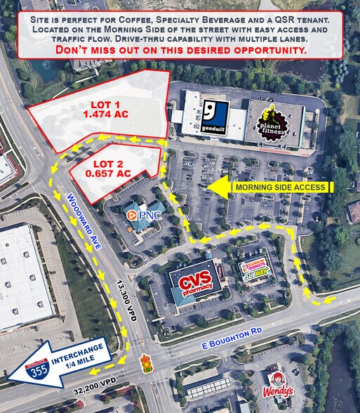 NEC E Boughton Rd, Woodridge, IL à louer - Photo principale - Image 1 de 3