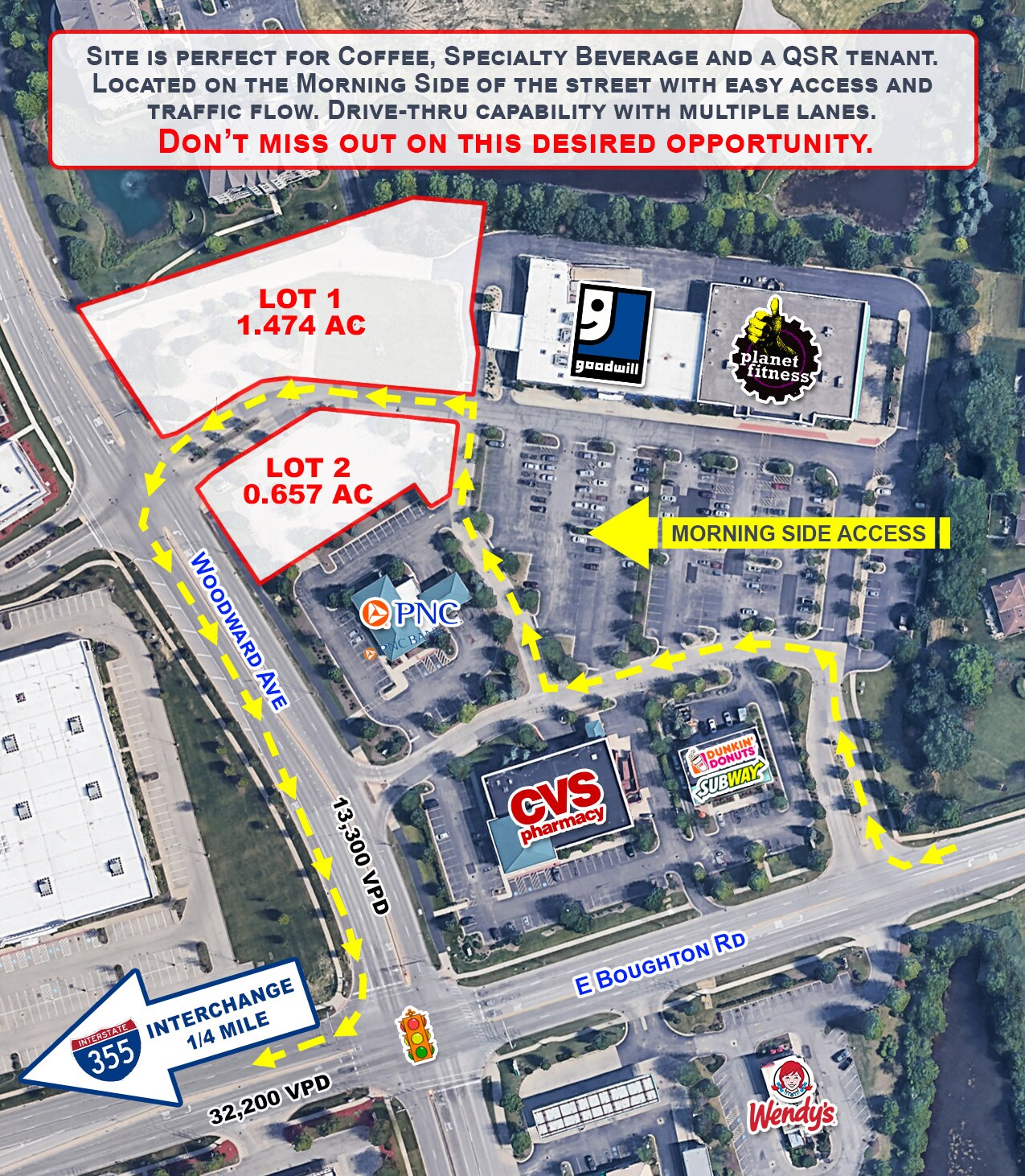 NEC E Boughton Rd, Woodridge, IL à louer Photo principale- Image 1 de 4