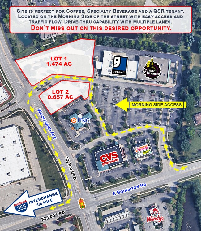 Plus de détails pour NEC E Boughton Rd, Woodridge, IL - Terrain à louer
