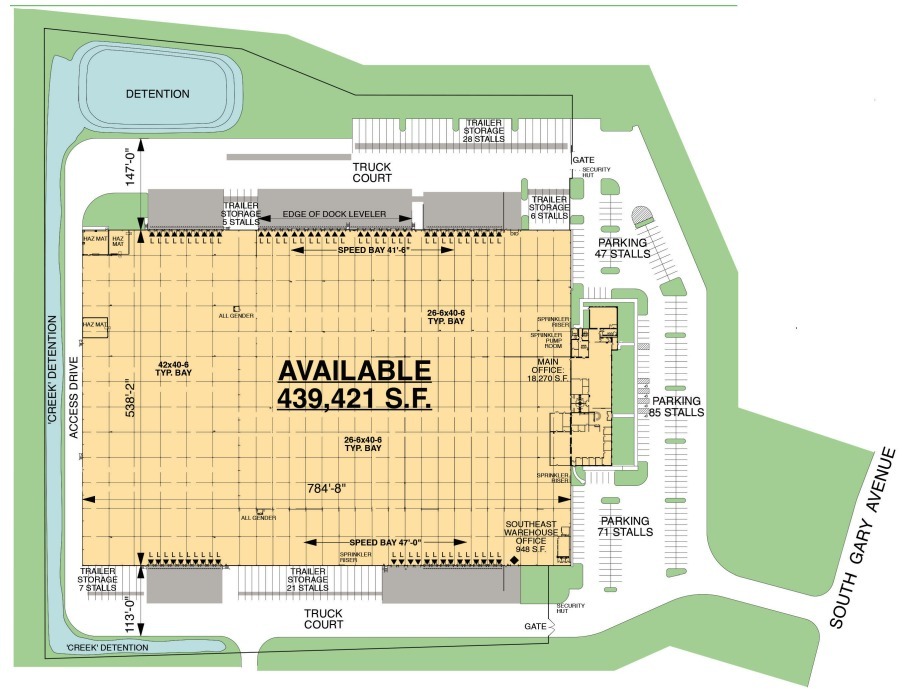 250 S Gary Ave, Carol Stream, IL for lease Floor Plan- Image 1 of 1