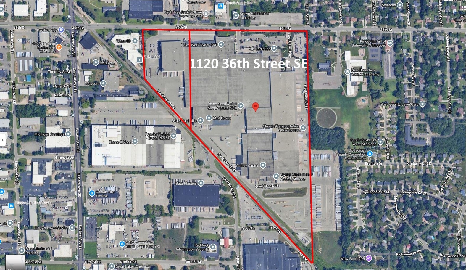 1120 36th St SE, Grand Rapids, MI à louer Aérien- Image 1 de 2