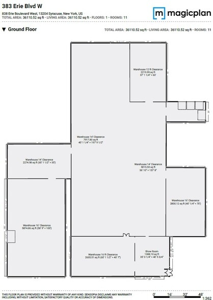 838 Erie Blvd W, Syracuse, NY for sale - Floor Plan - Image 2 of 2