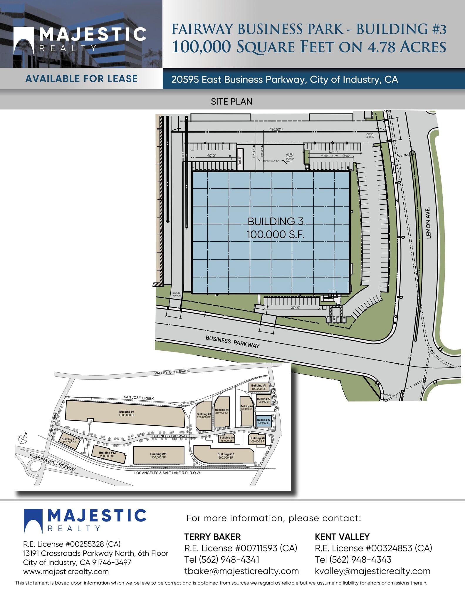 20595 Business Pky, City of Industry, CA for lease Site Plan- Image 1 of 1