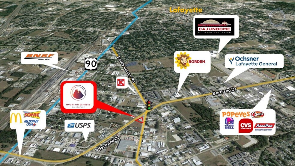 1611 Bertrand Dr, Lafayette, LA à louer - Photo du bâtiment - Image 2 de 3