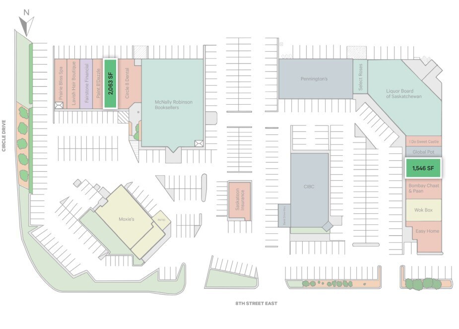 3120 8th St E, Saskatoon, SK à louer Plan de site- Image 1 de 1