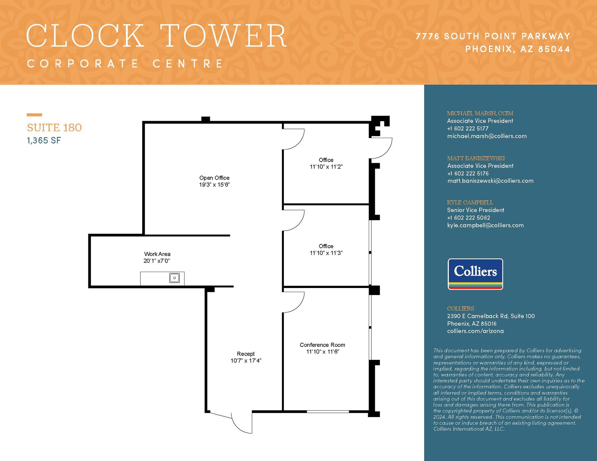 7776 S Pointe Pky W, Phoenix, AZ à louer Plan d  tage- Image 1 de 1