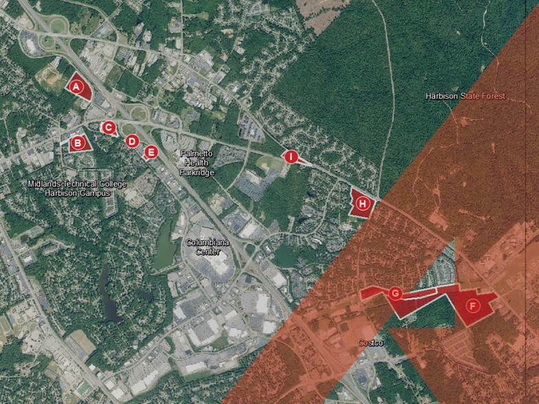 Piney Woods Rd, Columbia, SC for sale - Aerial - Image 2 of 2